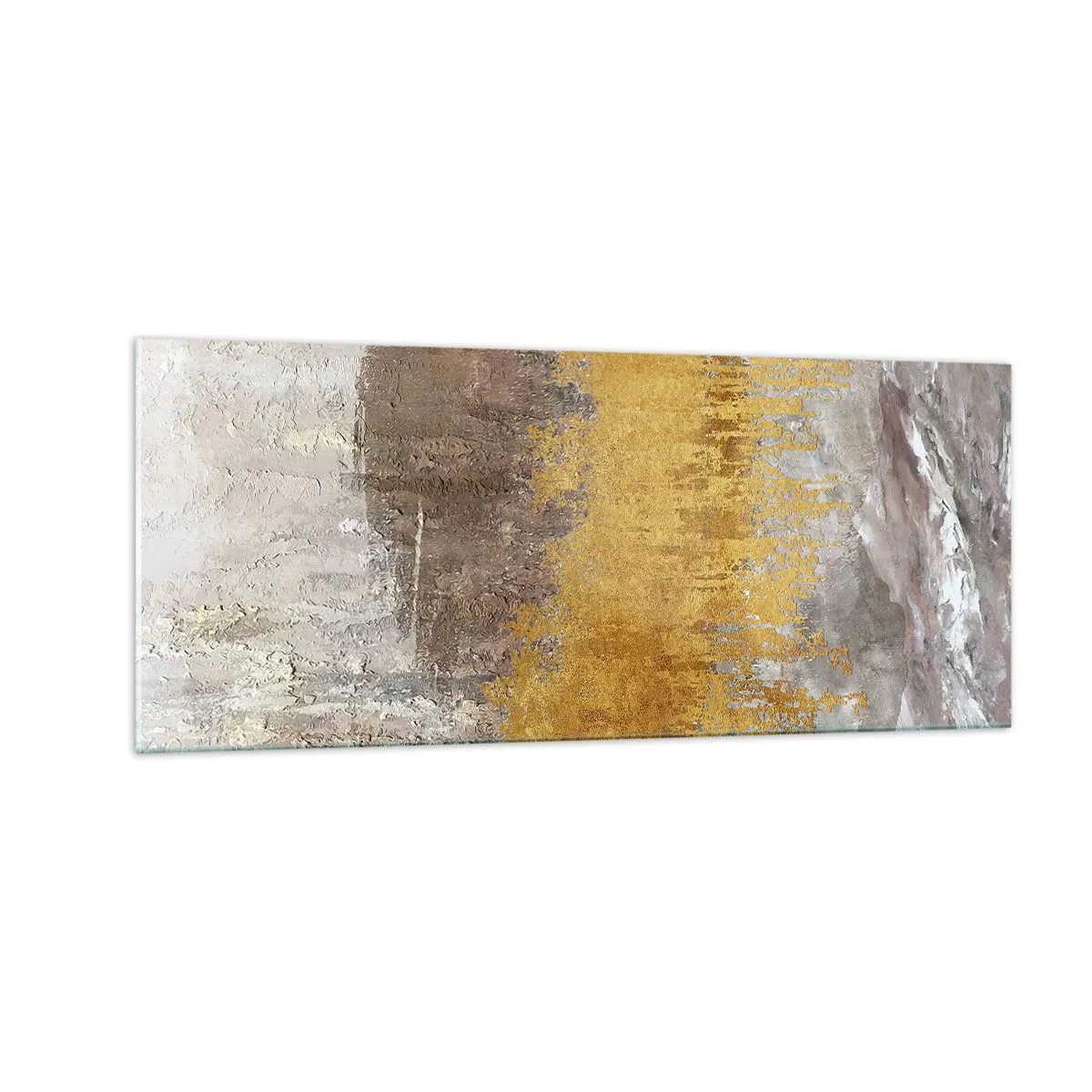 Üveg kép - Egy aranyszínű fuvallat - 100x40 cm