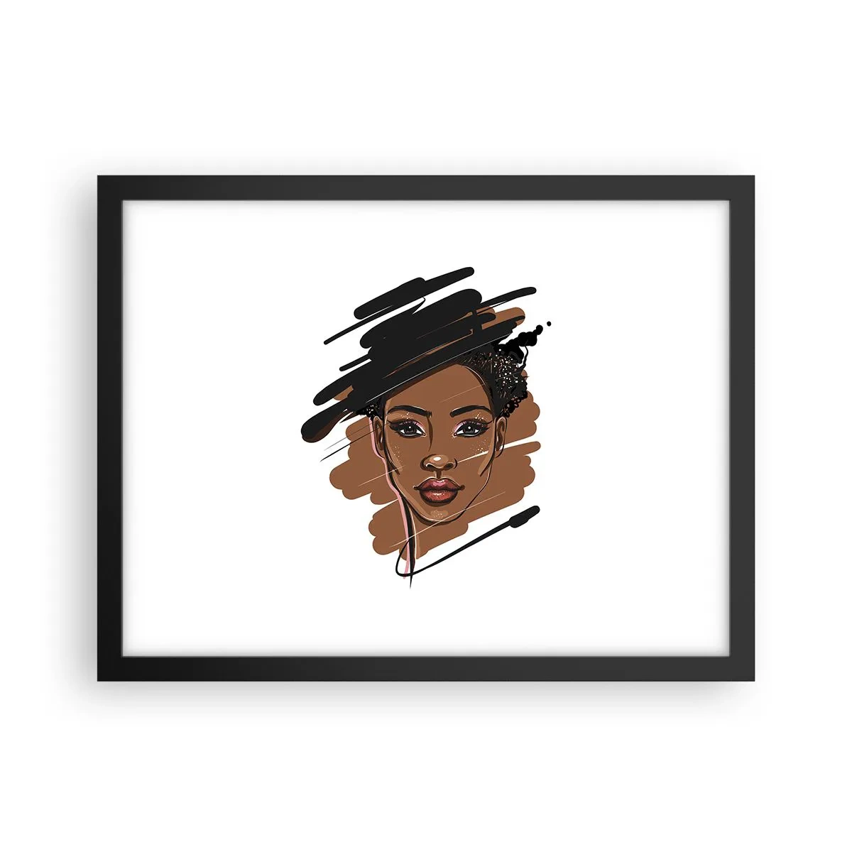 Poszter fehér keretben - Édes, mint a csokoládé - 40x30 cm