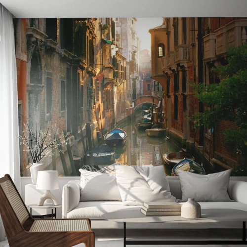 Fotótapéta Premium Sand - Egy velencei sikátorban - Tájkép, Építészet, Velence - 350x256 cm