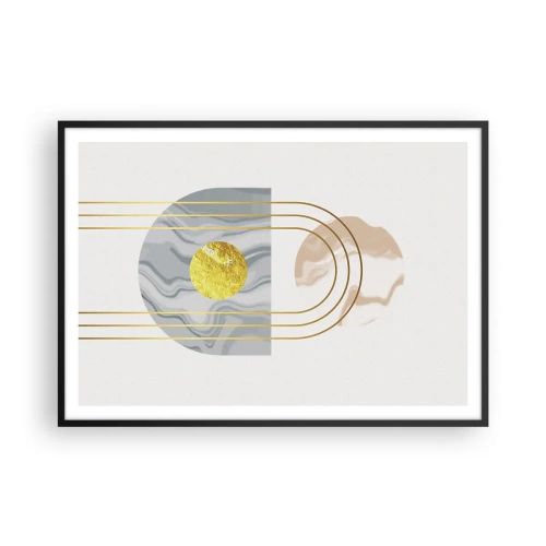 Poszter fehér keretben - Fényerő és ragyogás - 100x70 cm