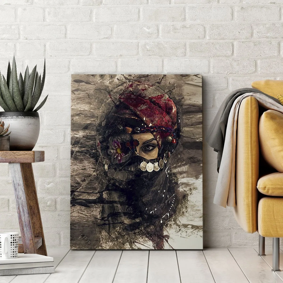 Vászonkép - Legalább riasztó - 45x80 cm