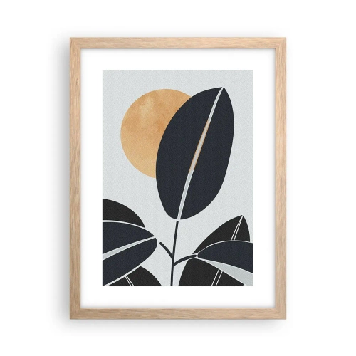 Poszter világos tölgy keretben - Egy forró nyári nap - 30x40 cm