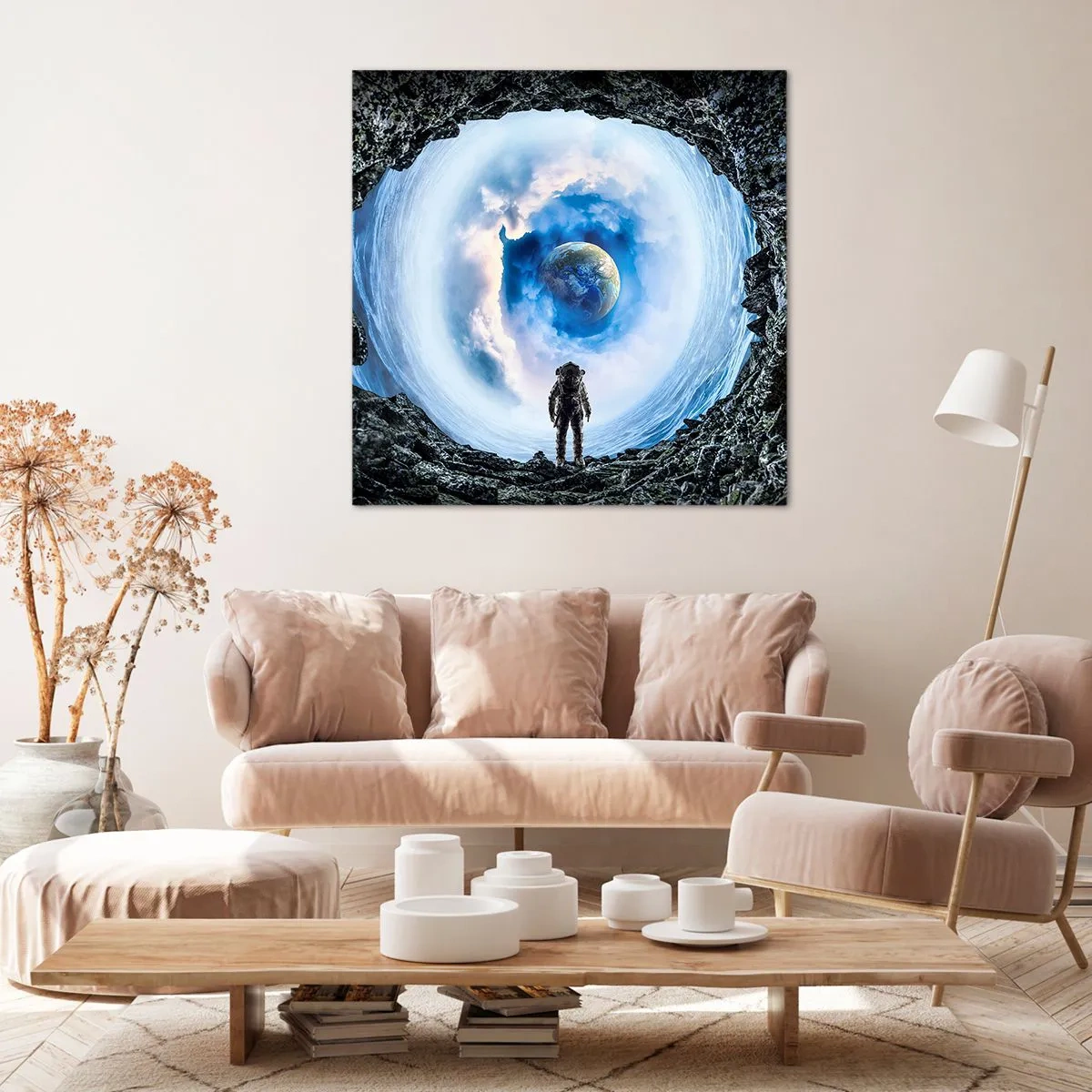 Vászonkép - Nincs messze otthontól - 70x70 cm