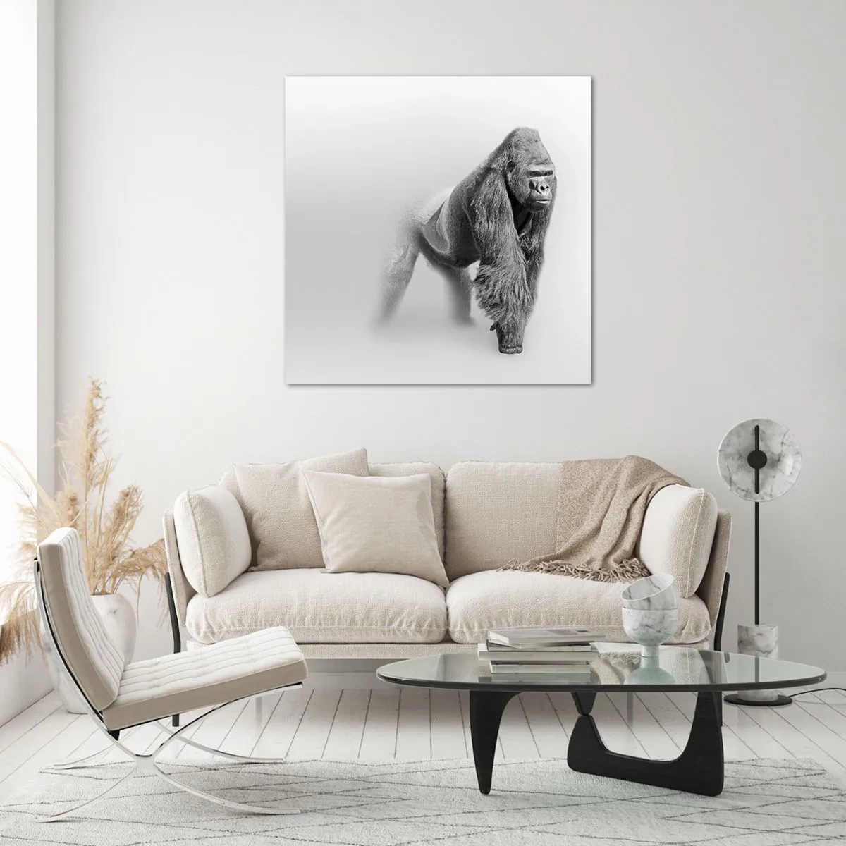 Üveg kép - Magabiztos az erejében - 40x40 cm