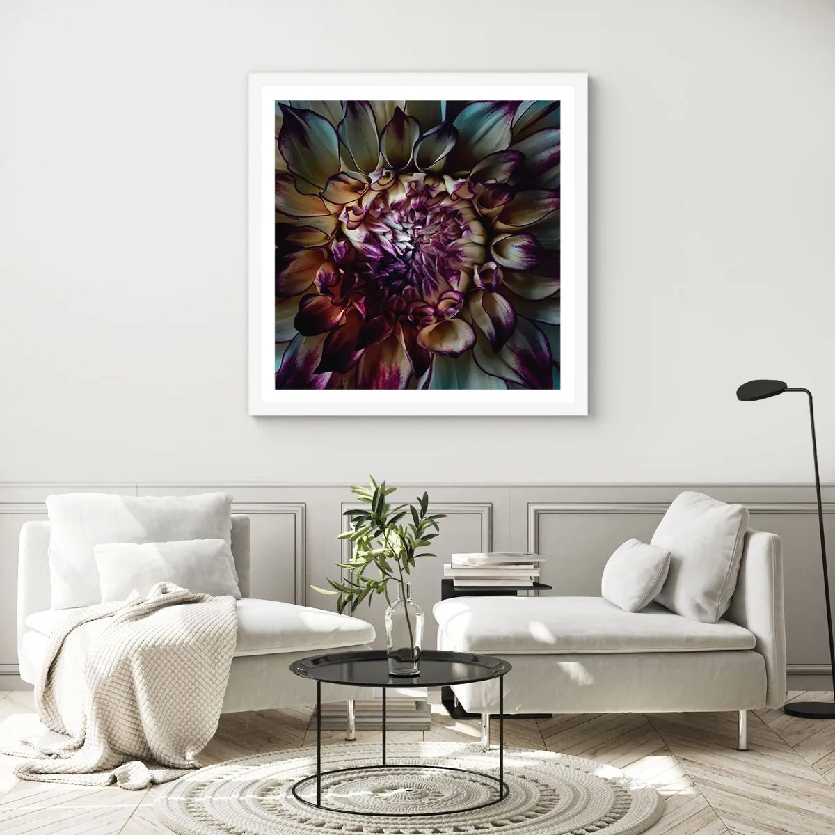 Poszter fekete keretben - A fiatalság kivirágzása - 60x60 cm