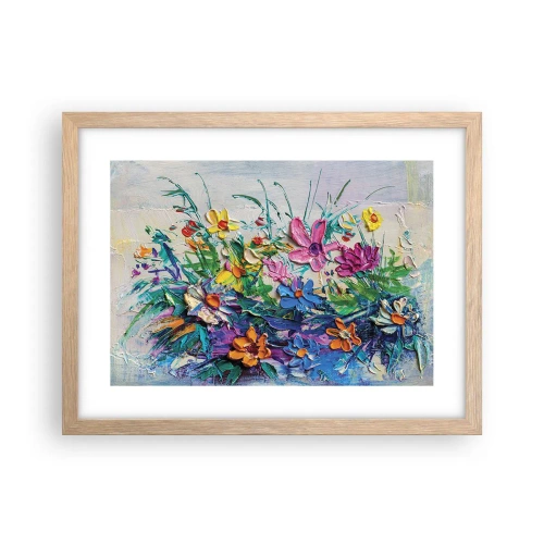 Poszter világos tölgy keretben - Egyáltalán nem csendélet - 40x30 cm