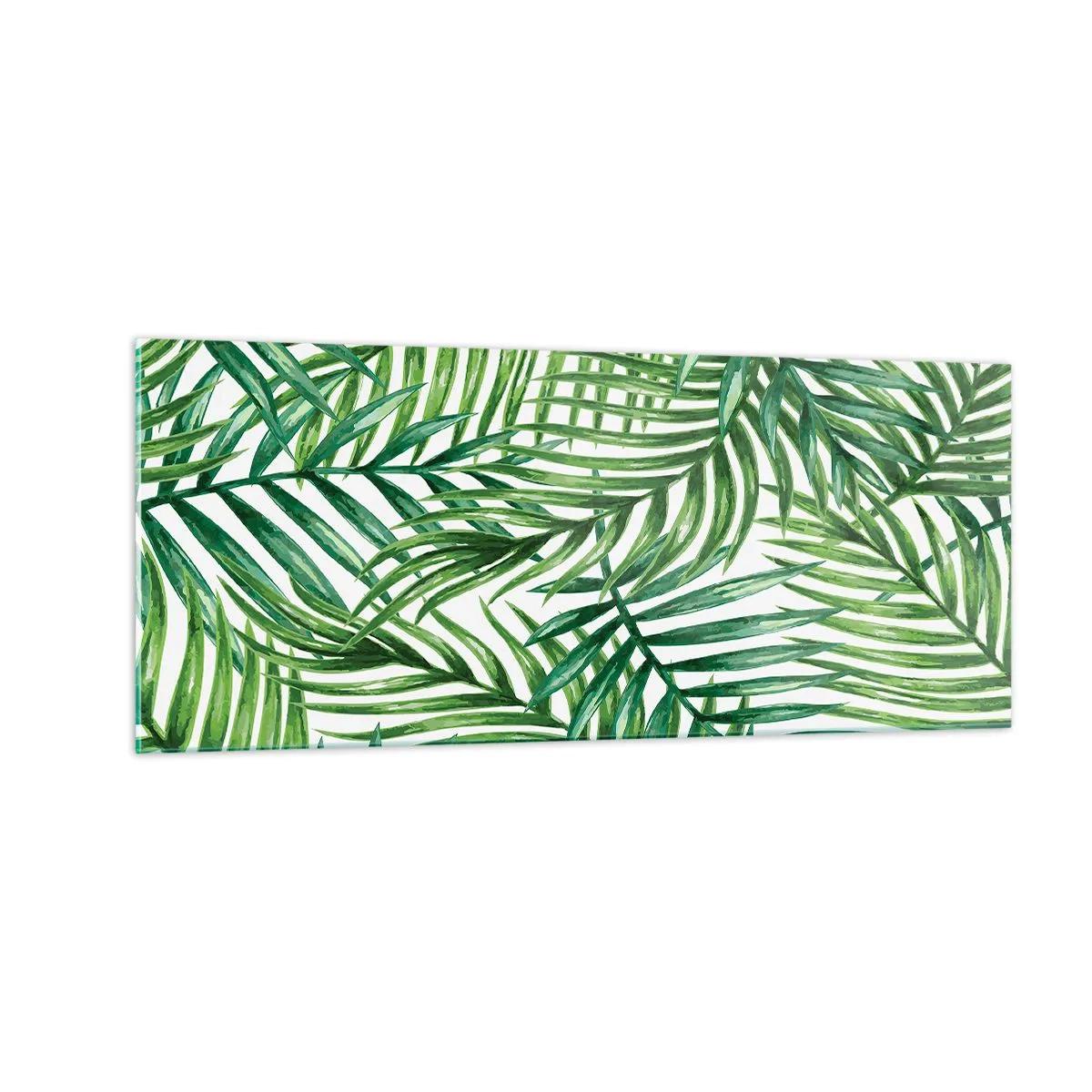 Üveg kép - A zöld lombkorona alatt - 100x40 cm