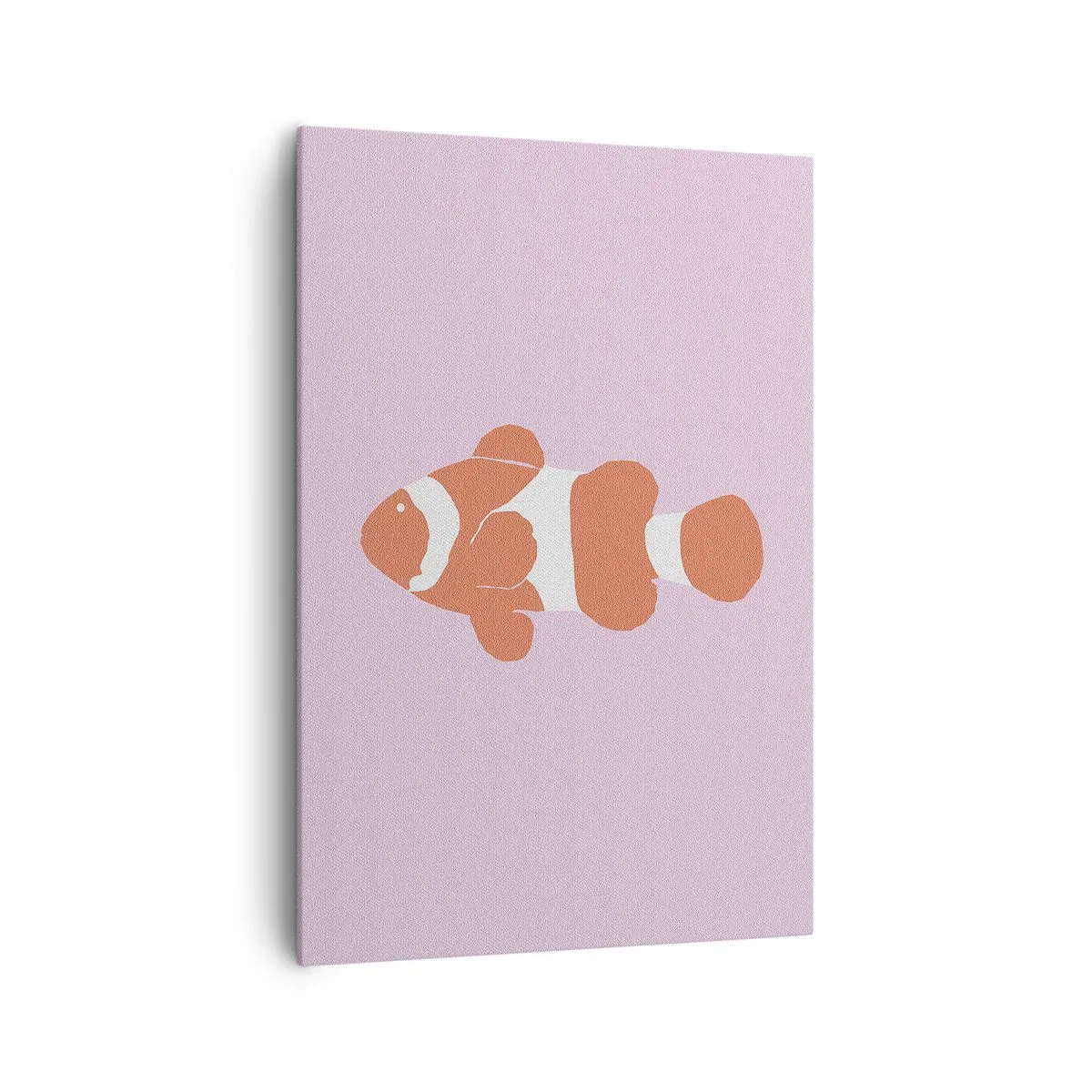 Vászonkép - Illik a korall az arcához és a farkához - 70x100 cm