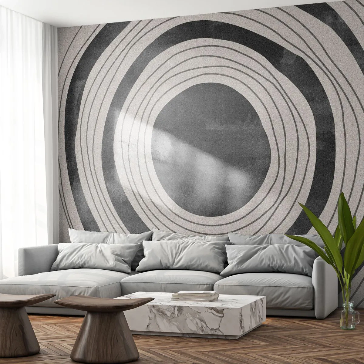Fotótapéta Premium Sand - A legmélyén - Kerekek, Minimalizmus, Idős - 450x315 cm