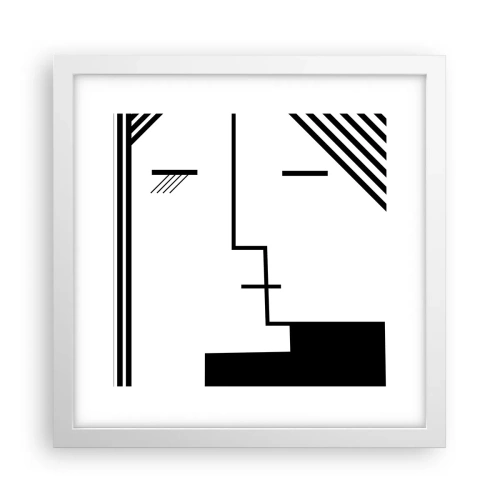 Poszter fekete keretben - Egyszerűen egy csók - 30x30 cm