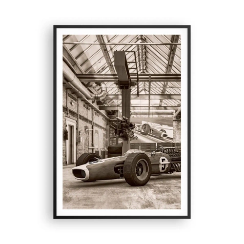 Poszter fehér keretben - A győztes pihenője - 70x100 cm