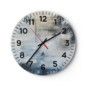 Falióra, Óra - A kék fátyol mögött - 40x40 cm