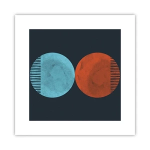 Poszter - Csak a geometria? - 30x30 cm