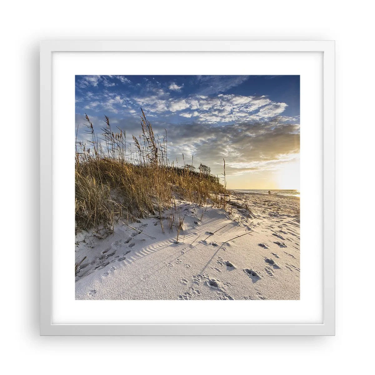 Poszter fekete keretben - Meghívás egy sétára - 40x40 cm