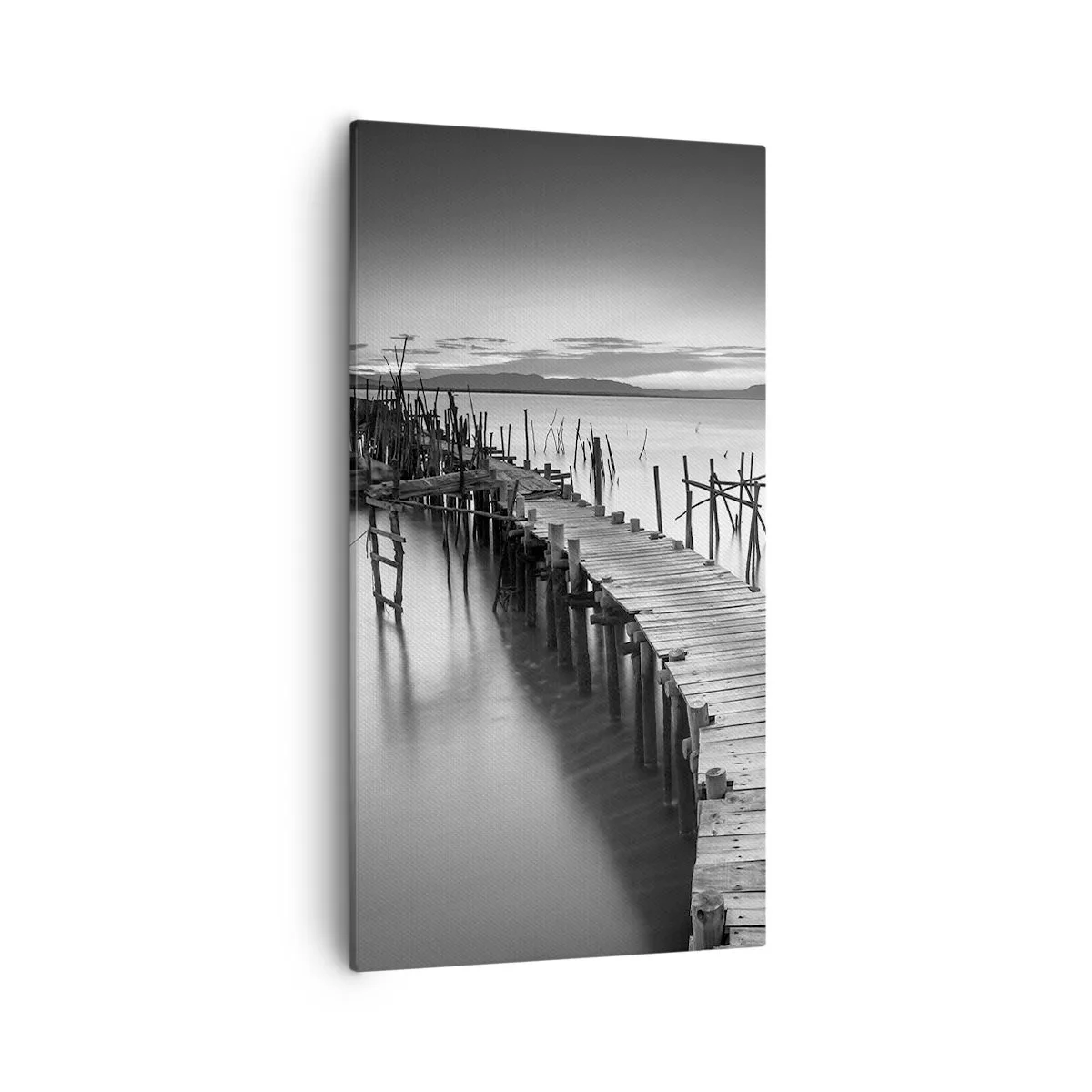 Vászonkép - Egy elfeledett part békéje - 55x100 cm