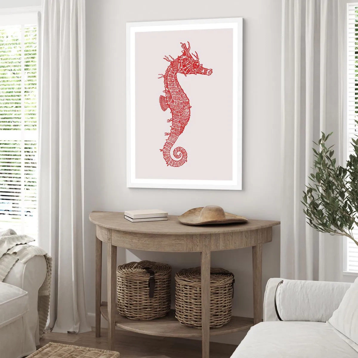 Poszter fekete keretben - Egy bájos kreáció - 30x40 cm