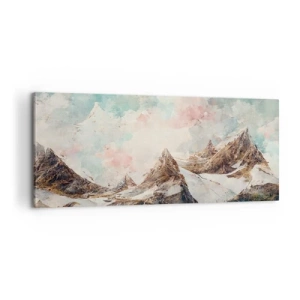 Vászonkép - Sziklás pengék - 100x40 cm