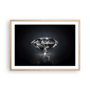 Poszter világos tölgy keretben - Best girls friend - 70x50 cm