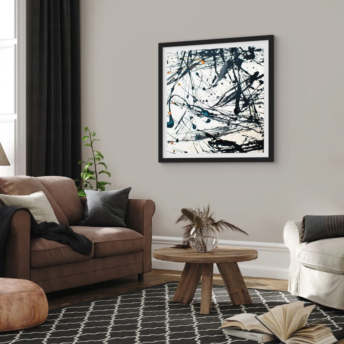 Poszter fehér keretben - Van értelme vagy nincs értelme? - 60x60 cm