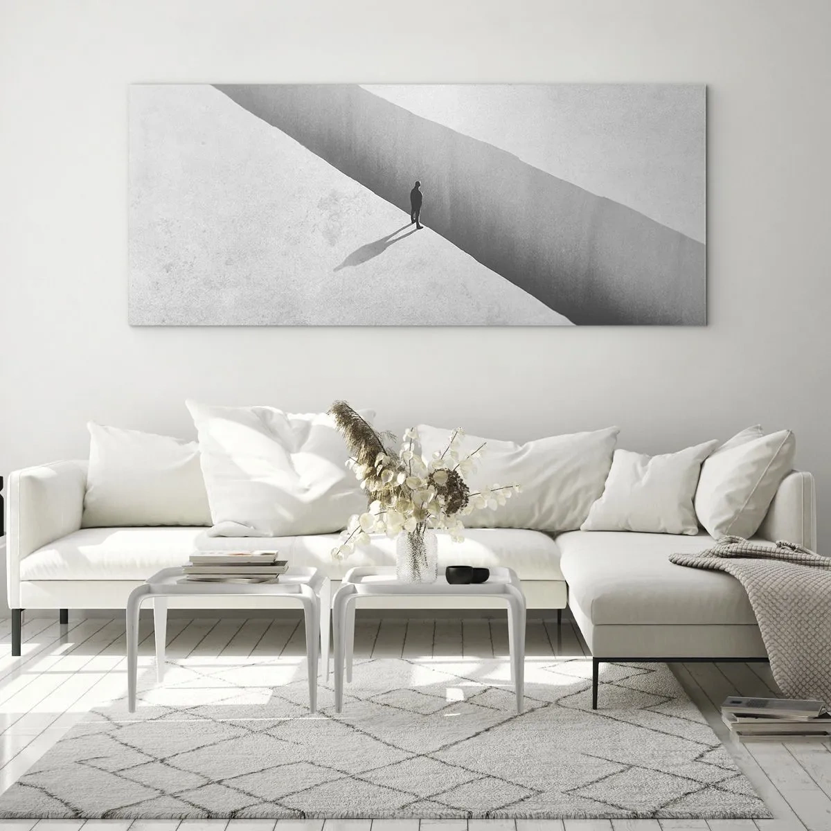 Üveg kép - Fényes célpont - 160x50 cm