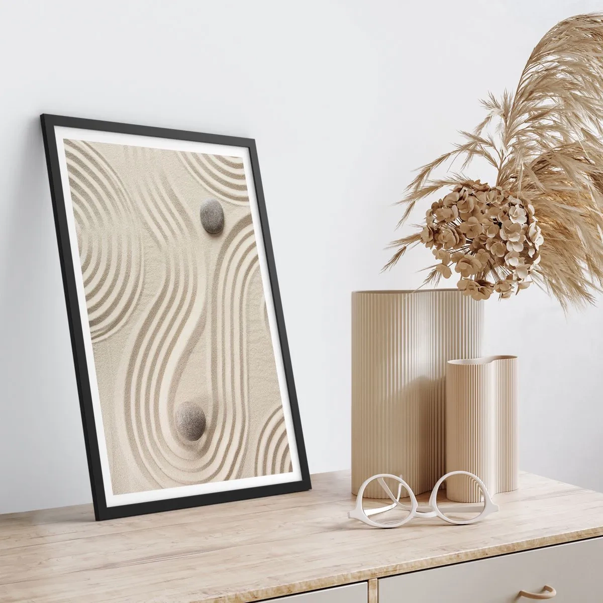 Poszter fehér keretben - A meleg érintése - 40x50 cm