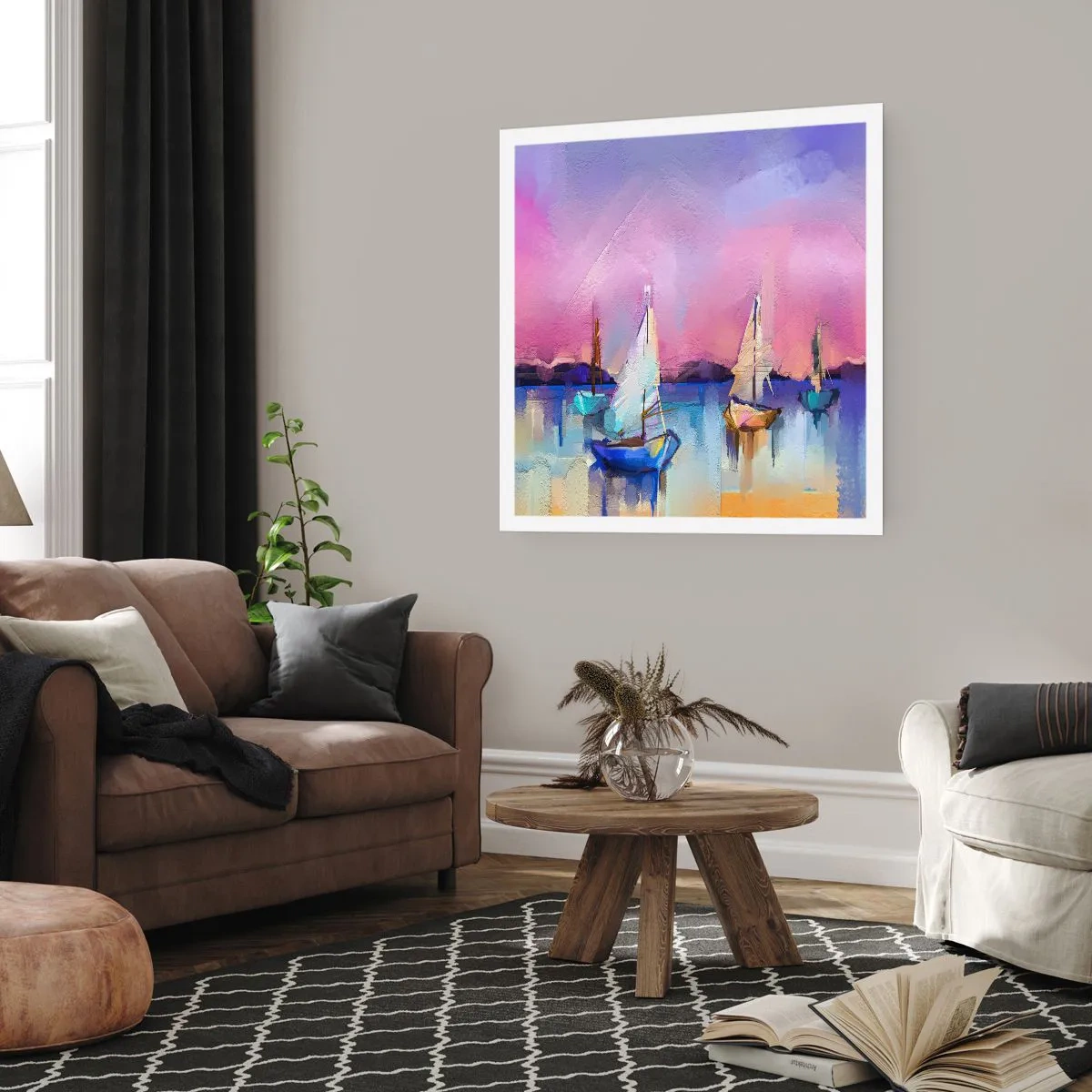 Poszter - Irány: széles vizek - 60x60 cm