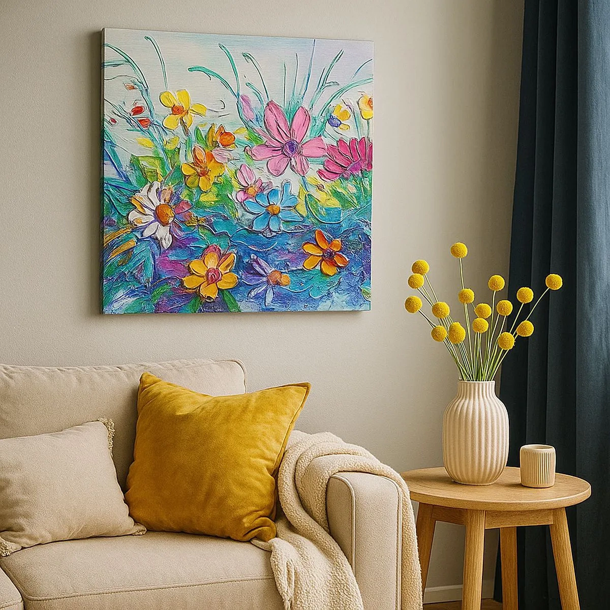 Vászonkép - Egyáltalán nem csendélet - 30x30 cm