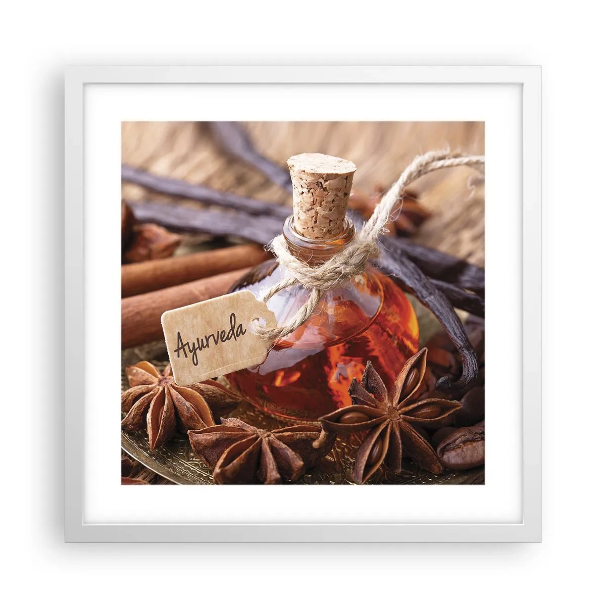 Poszter fekete keretben - A test és a lélek egysége felé - 40x40 cm