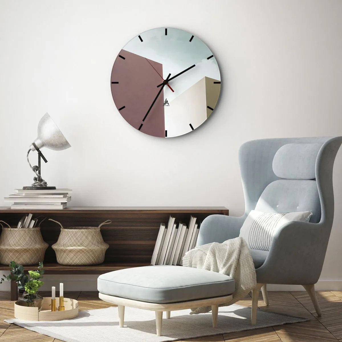 Falióra, Óra - Egy napsütéses nyár geometriája - 40x40 cm