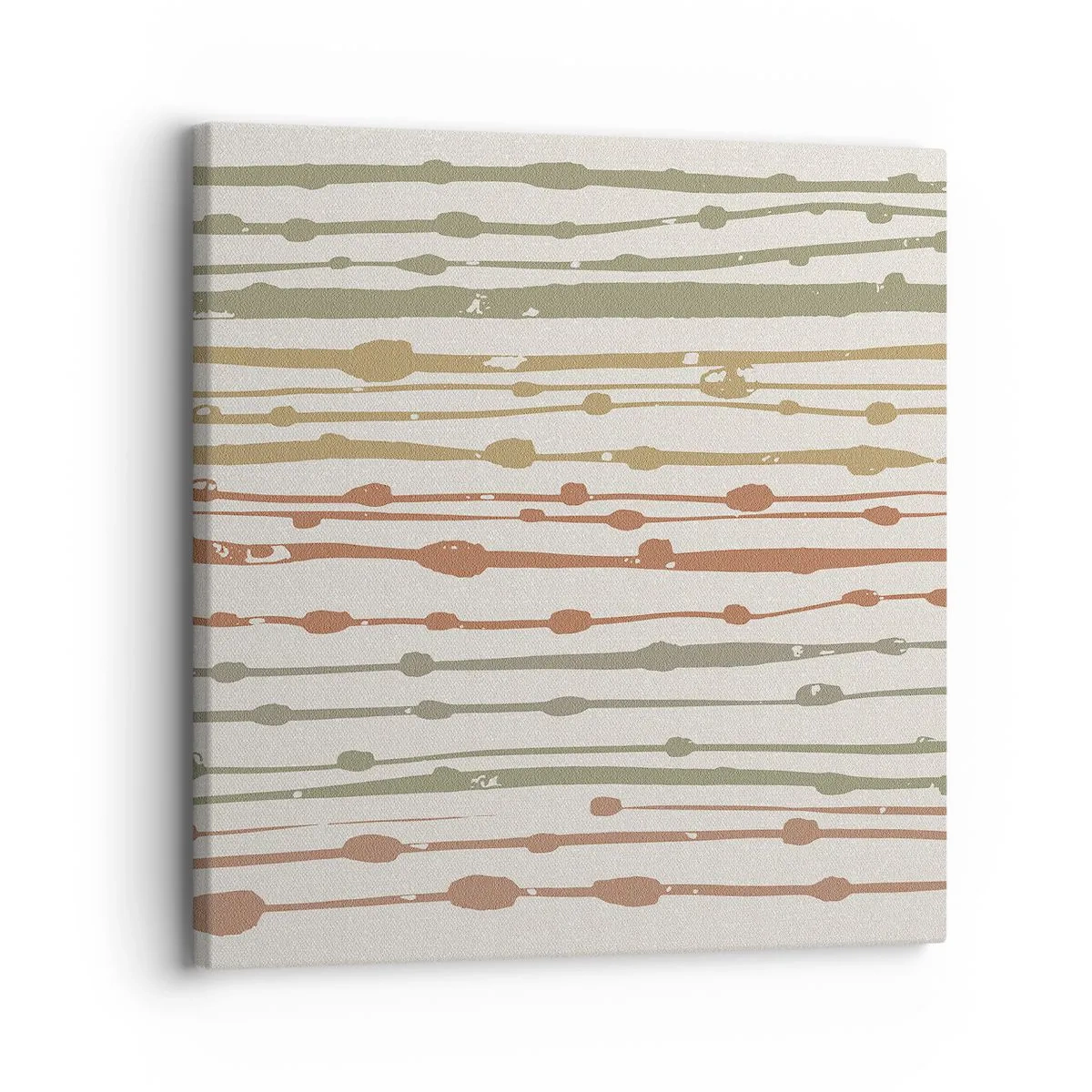 Vászonkép - Zenei színjegyzetelés - 30x30 cm