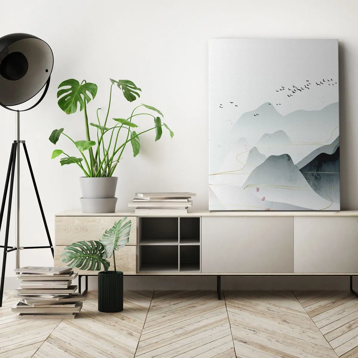 Vászonkép - A csúcsok fölött - 55x100 cm