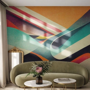 Fotótapéta Standard Eco - Intenzív kompozíció - Absztrakció, Darab, Vonalak - 350x256 cm