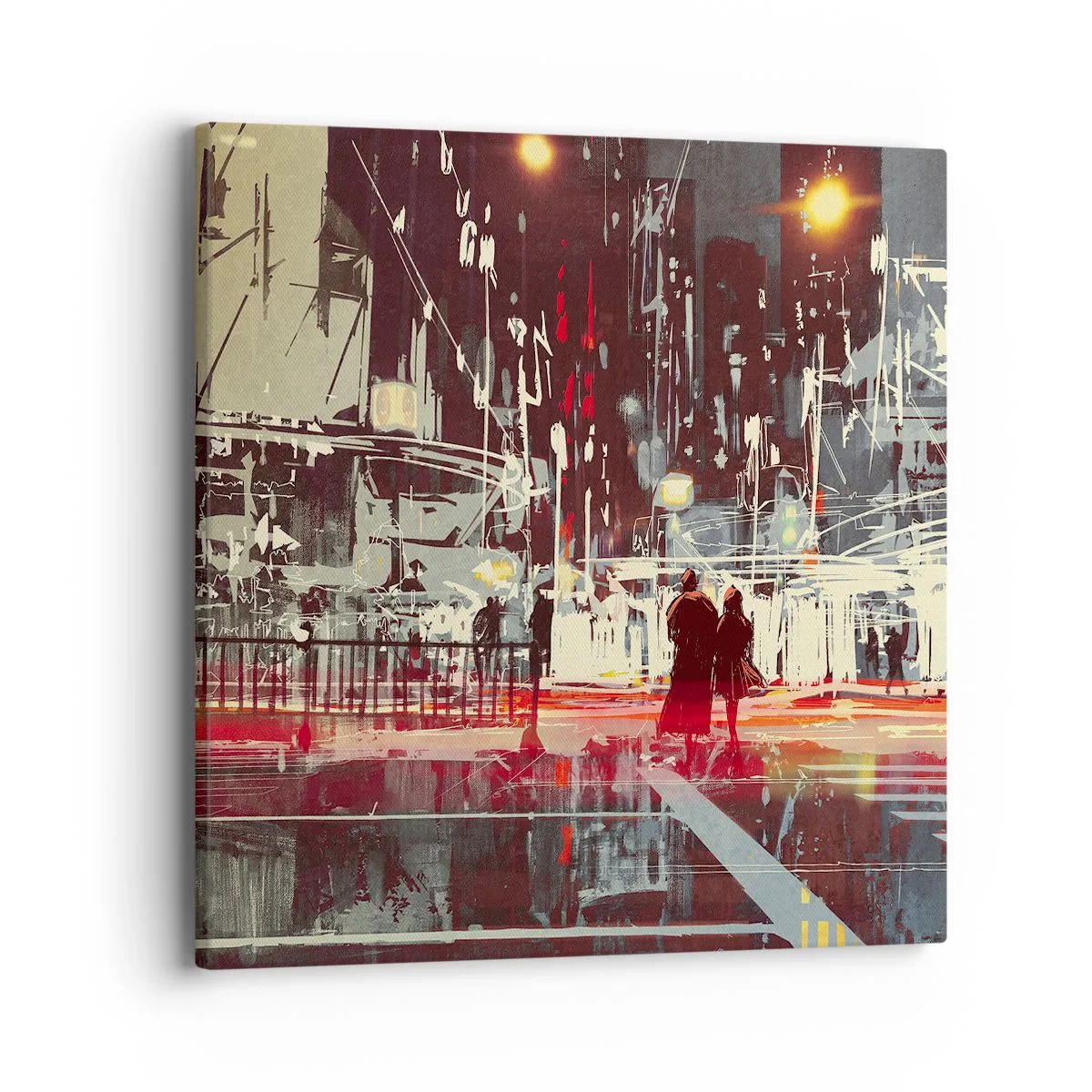 Vászonkép - Egy nagyvárosi átkelő - 40x40 cm