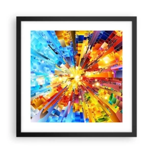 Poszter fehér keretben - In medias res - 40x40 cm