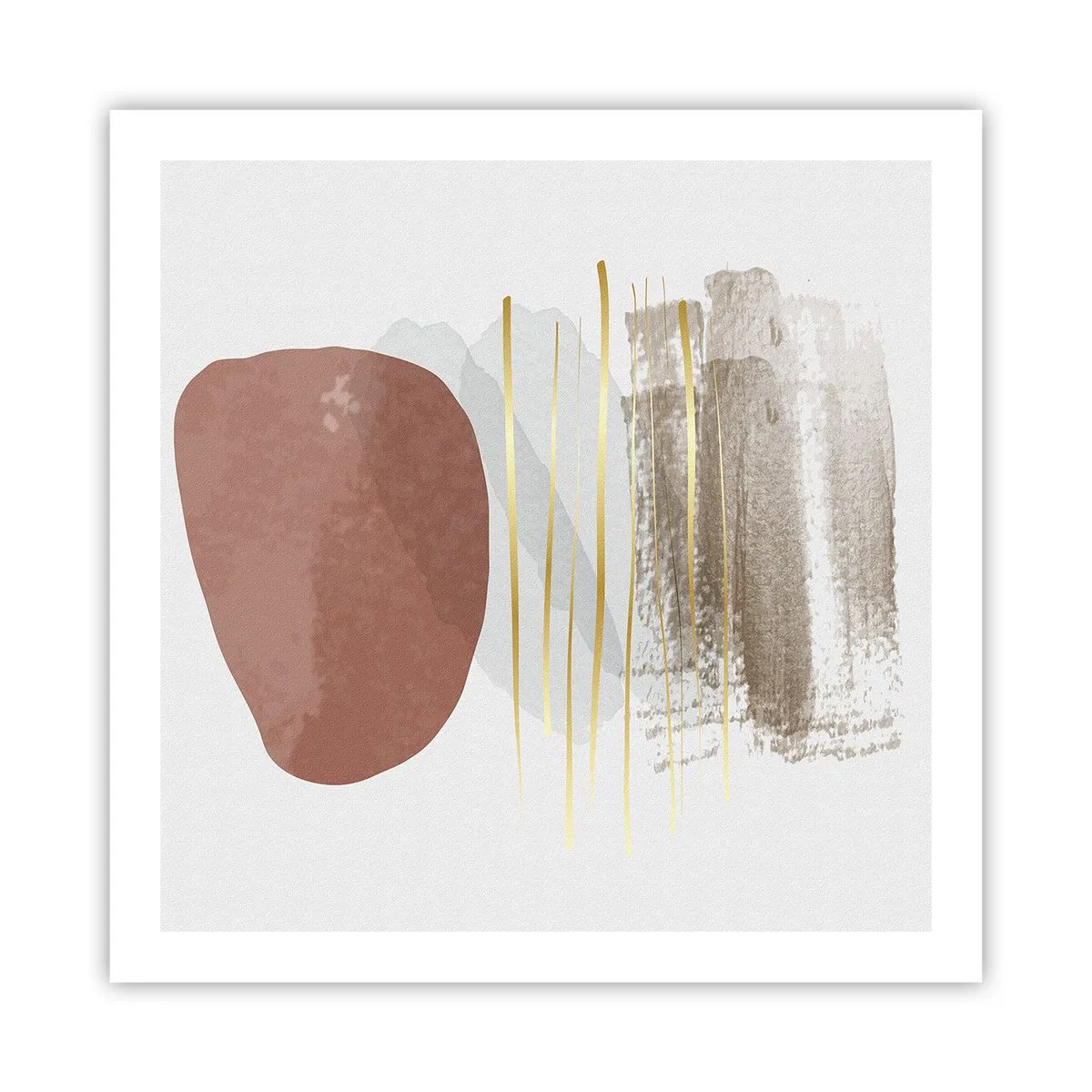 Poszter - Absztrakt oszlopsor - 60x60 cm