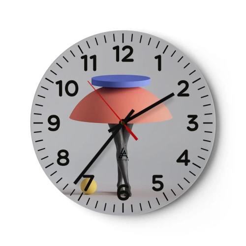 Falióra, Óra - Szürreális kompozíció - 30x30 cm