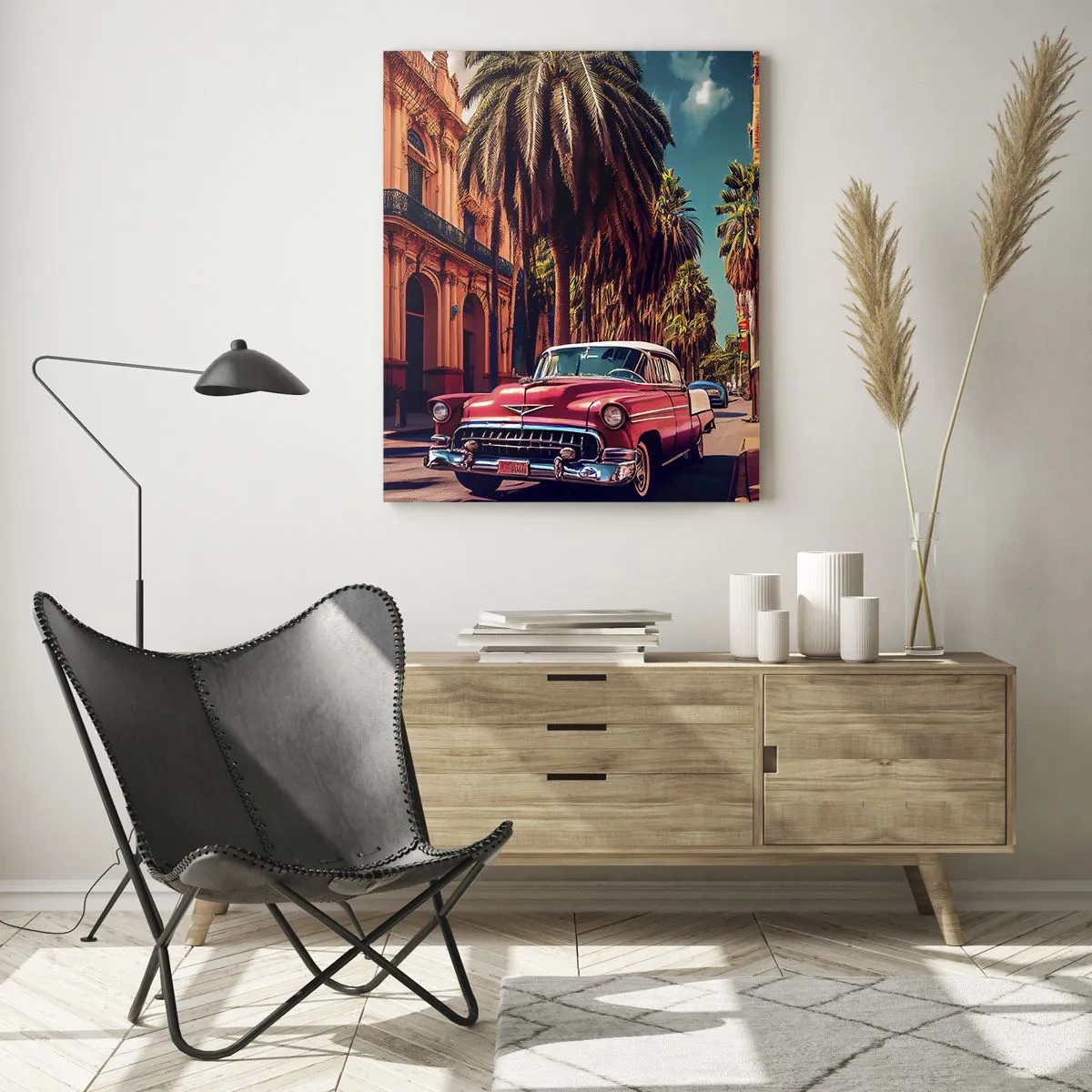 Üveg kép - Még mindig Havannában - 80x120 cm