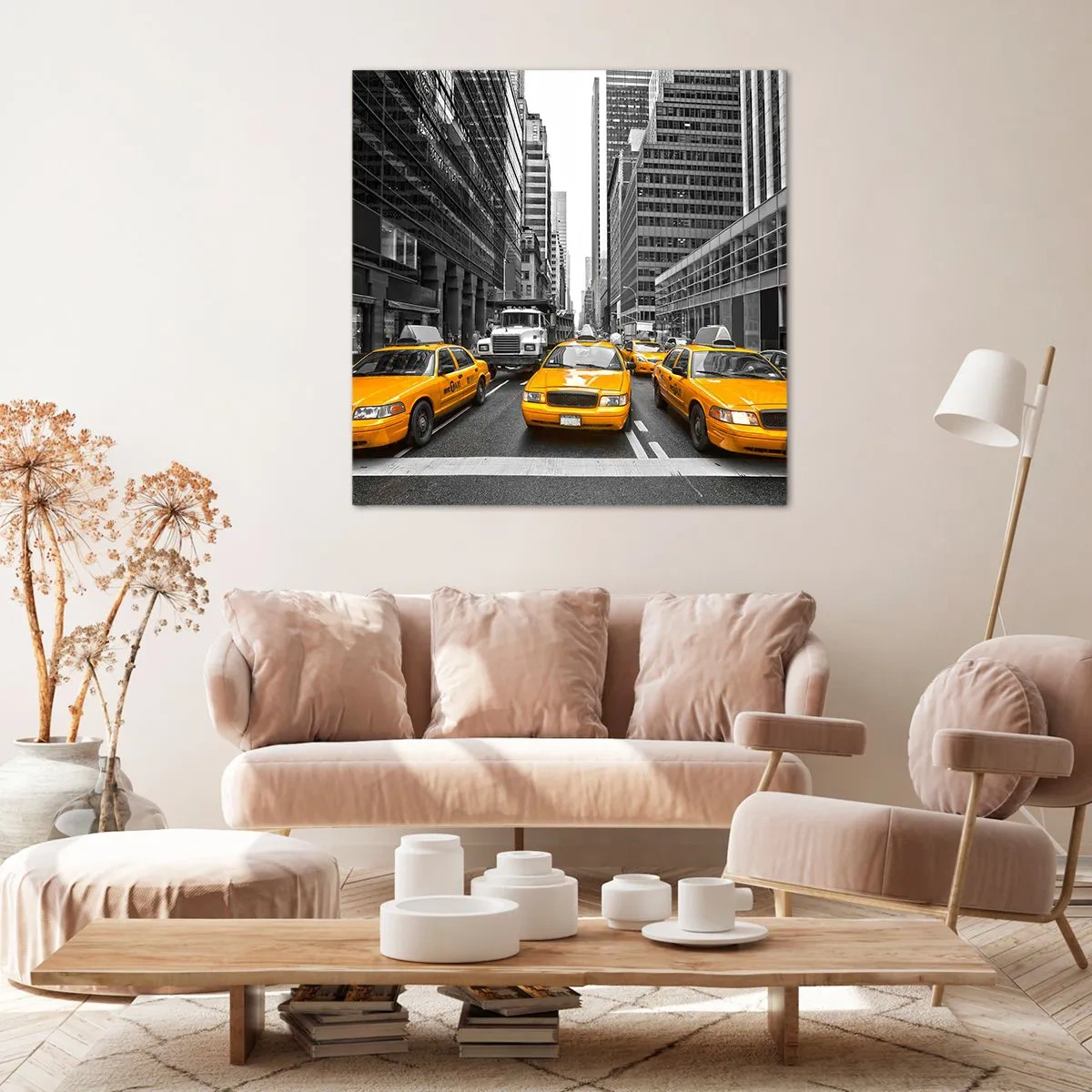 Vászonkép - Mi színezzük a várost - 70x70 cm