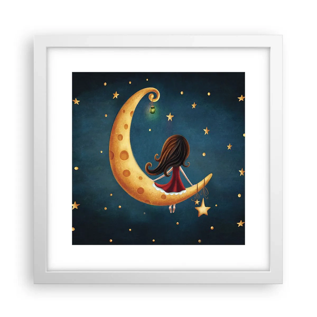 Poszter fekete keretben - Egyszer volt… - 30x30 cm