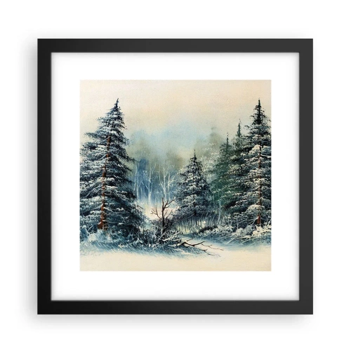 Poszter fehér keretben - Karácsonyra készen - 30x30 cm