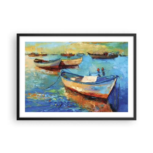 Poszter fehér keretben - A déli öbölben - 70x50 cm