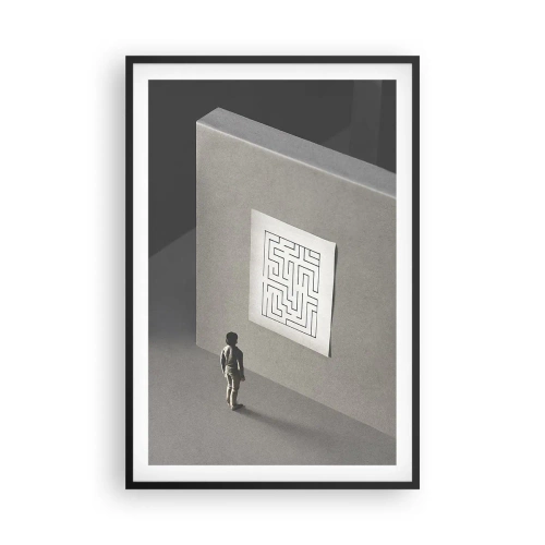 Poszter fehér keretben - De én hol vagyok? - 61x91 cm