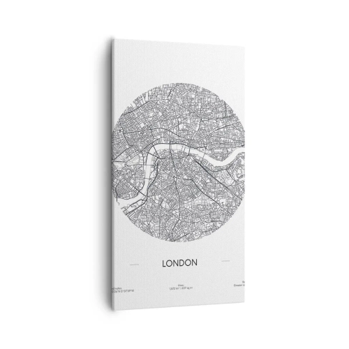 Vászonkép - London anatómiája - 55x100 cm