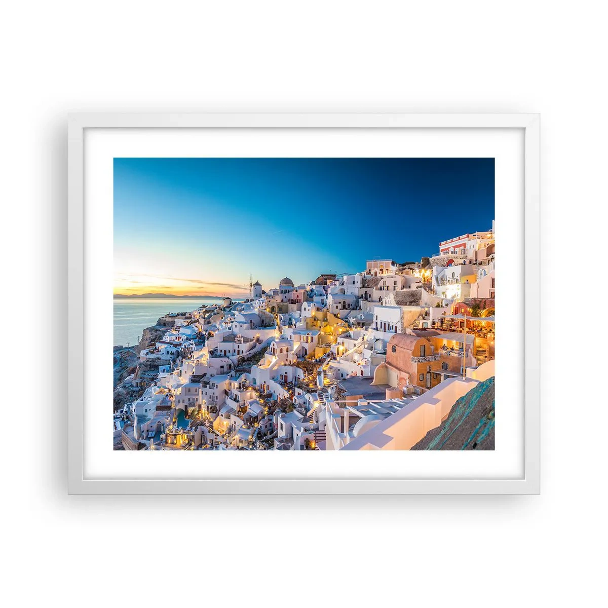 Poszter fekete keretben - A görögség lényege - 50x40 cm