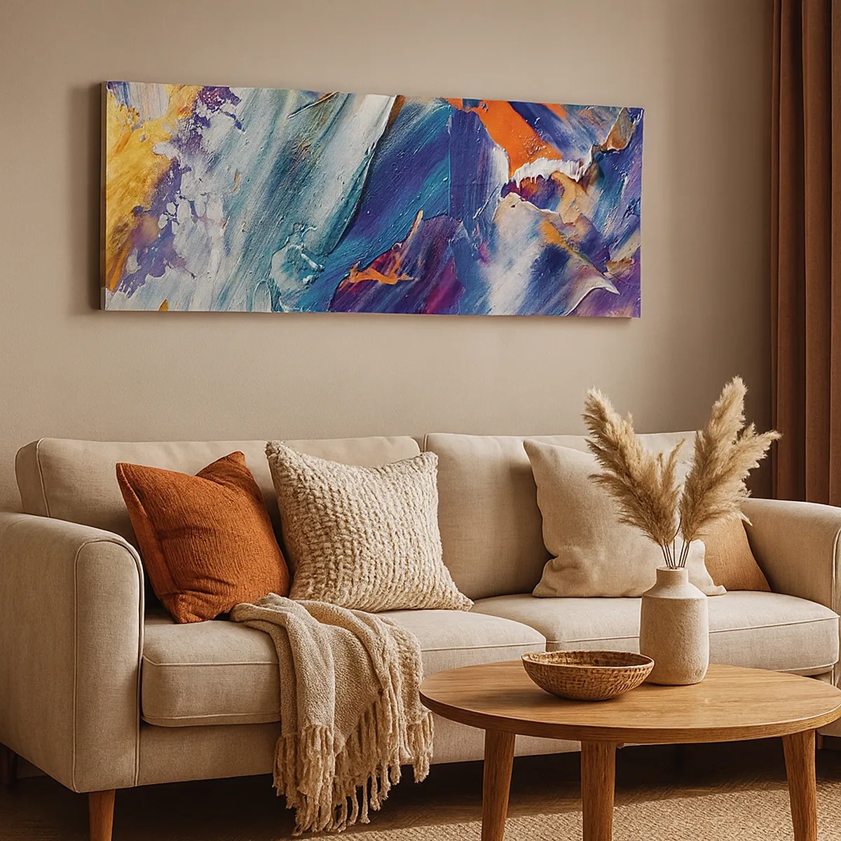 Vászonkép - Színkavalkád - 30x30 cm