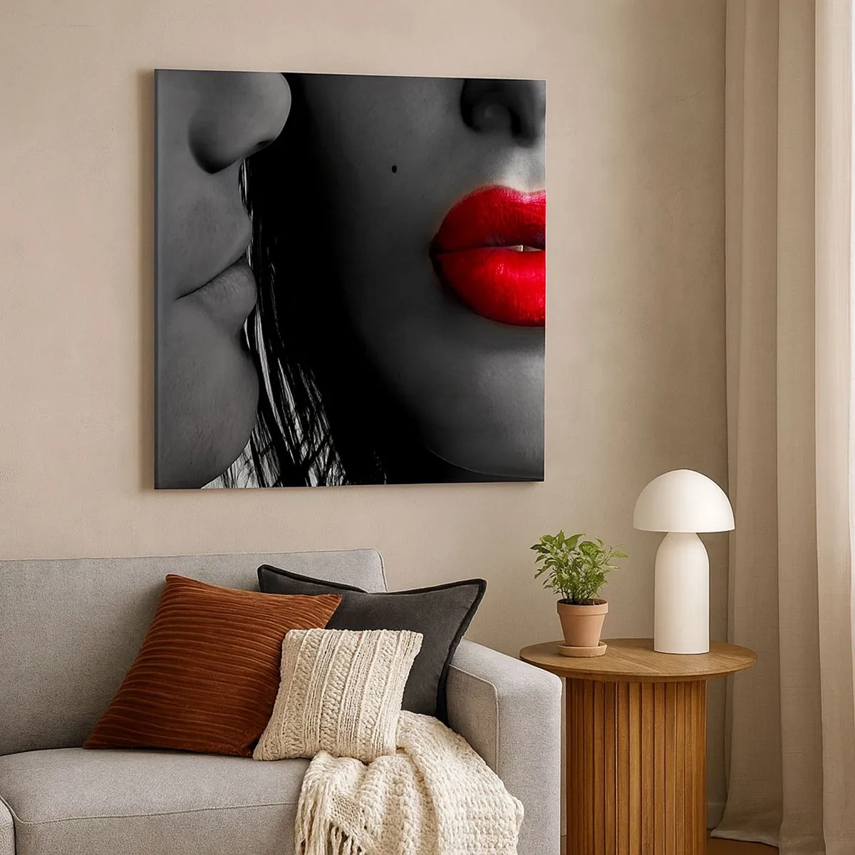 Vászonkép - Szemtől szembe  - 30x30 cm