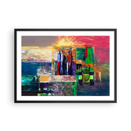 Poszter fehér keretben - Kapcsolatok és érzelmek - 70x50 cm