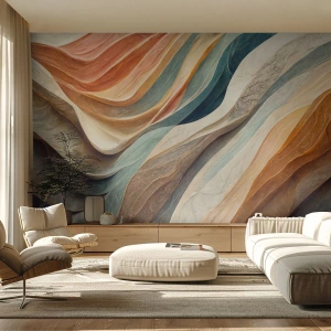 Fotótapéta Premium Sand - Változás előtti pillanat - Struktúra, Minta, Fényes - 100x70 cm