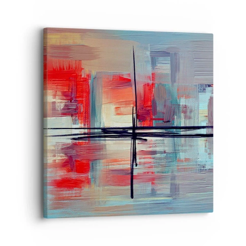 Vászonkép - Tájkép egy ismeretlen dimenzióban - 30x30 cm
