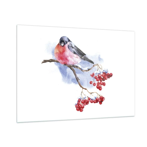 Üveg kép - Téli színben - 100x70 cm